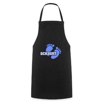 Geschenk für Eckbert - Kochschürze - Schwarz - Vorne - AI Model Male 185 dark (185cm)