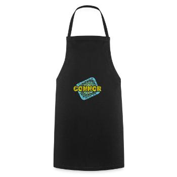 Leisure time Connor - Cooking Apron - black - Front - AI Model Male 185 dark (185cm)