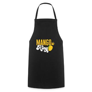 Mango Fruit Mango - Cooking Apron - black - Front - AI Model Male 185 dark (185cm)