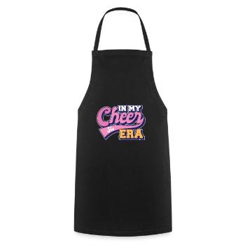 Proud Sister In My Cheer Sis Era Cheering Dance - Cooking Apron - black - Front - AI Model Male 185 dark (185cm)