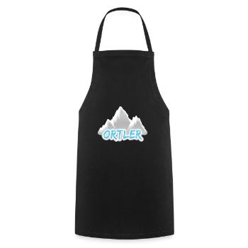 Mount Ortler - Cooking Apron - black - Front - AI Model Male 185 dark (185cm)