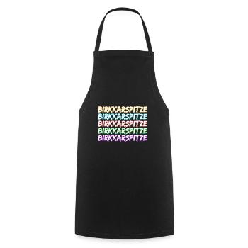 Escalade de la Birkkarspitze - Tablier de cuisine - noir - Devant - AI Model Male 185 dark (185cm)