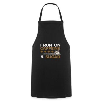 Short-headed glider Sugar Glider - Cooking Apron - black - Front - AI Model Male 185 dark (185cm)