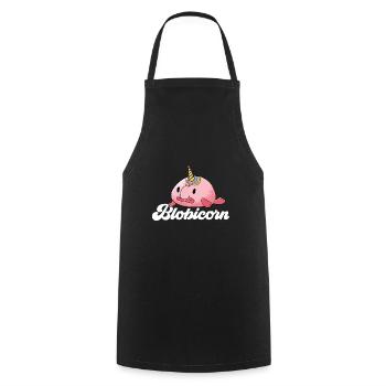 Blob fish - Cooking Apron - black - Front - AI Model Male 185 dark (185cm)