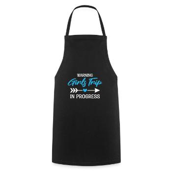 Girls Weekend Trip Girls Crew - Cooking Apron - black - Front - AI Model Male 185 dark (185cm)