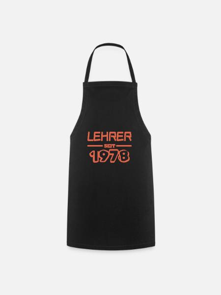 Lehrerin 1978 - Kochschürze - Schwarz