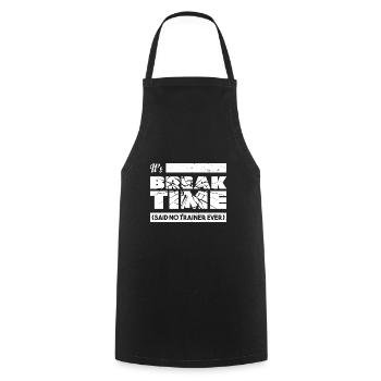 Workout Personal Trainer Fitness Lifestyle Gesche - Cooking Apron - black - Front - AI Model Male 185 dark (185cm)