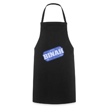 Geschenk für Binah - Kochschürze - Schwarz - Vorne - AI Model Male 185 dark (185cm)