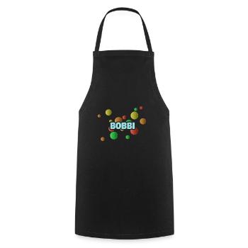 Gift for Bobbi - Cooking Apron - black - Front - AI Model Male 185 dark (185cm)
