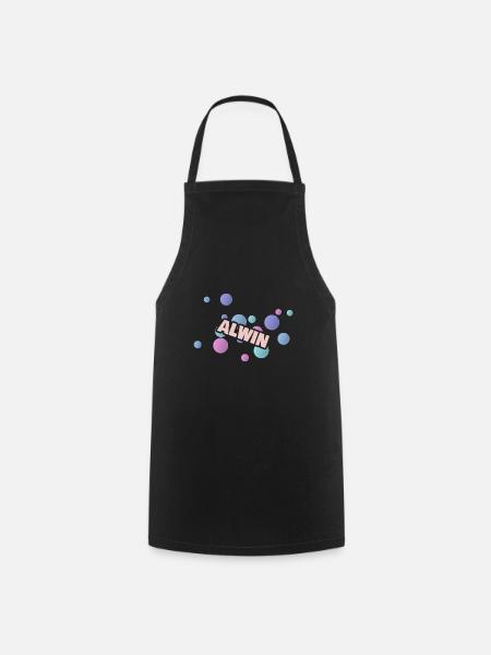 Geschenk Alwin - Kochschürze - Schwarz