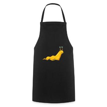Banana Snail Snail - Cooking Apron - black - Front - AI Model Male 185 dark (185cm)