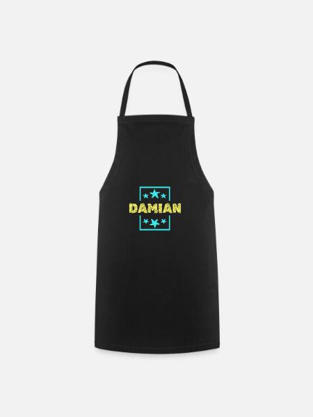 Damian als Damian - Kochschürze - Schwarz