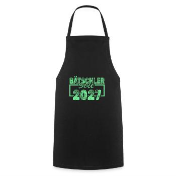 2027 - Cooking Apron - black - Front - AI Model Male 185 dark (185cm)