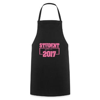 since 2017 - Cooking Apron - black - Front - AI Model Male 185 dark (185cm)