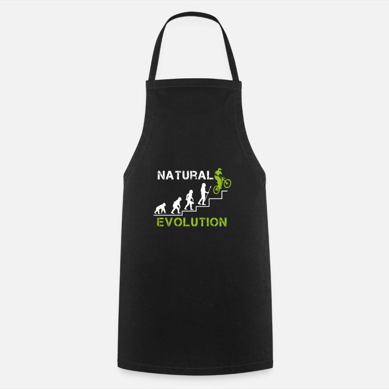 Downhill Evolution - Cooking Apron - black