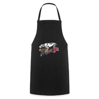German Shorthaired Pointer Mama - Cooking Apron - black - Front - AI Model Male 185 dark (185cm)