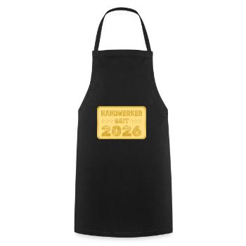 depuis 2026 - Tablier de cuisine - noir - Devant - AI Model Male 185 dark (185cm)