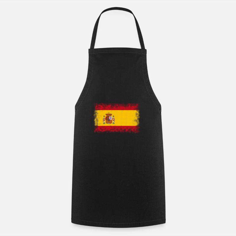 Espagne Espagne - Tablier de cuisine - noir