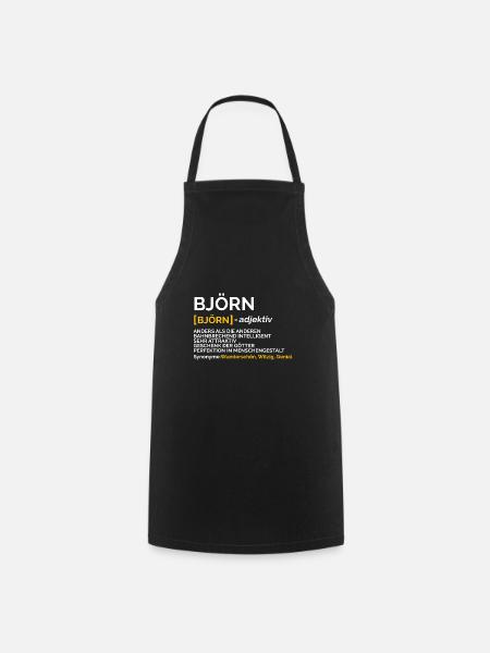 Björn - Kochschürze - Schwarz