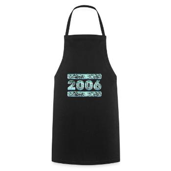 Eiskalt 2006 - Kochschürze - Schwarz - Vorne - AI Model Male 185 dark (185cm)