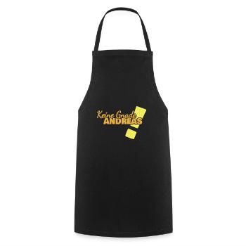 Lustig Andreas - Cooking Apron - black - Front - AI Model Male 185 dark (185cm)