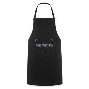 We Get Bi Bisexual LGBTQ Bi Pride LGBT Positivity - Cooking Apron - black - Front - AI Model Male 185 dark (185cm)