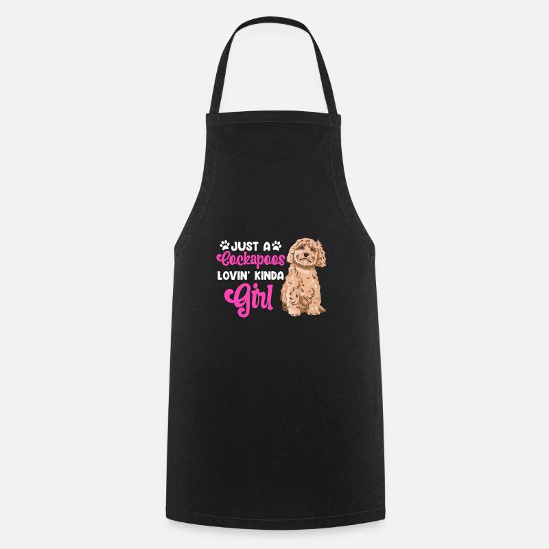 Cockapoo Hund - Kochschürze - Schwarz