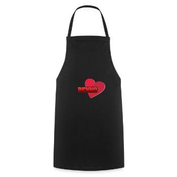 Scott - Cooking Apron - black - Front - AI Model Male 185 dark (185cm)