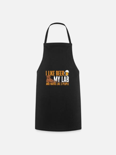 Foxred Labrador Fox Red Labrador Retriever - Cooking Apron - black
