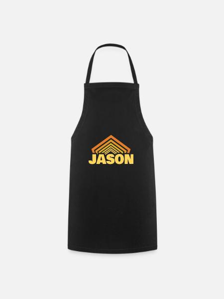 Vorname Jason - Kochschürze - Schwarz