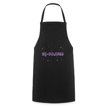 Bi Colored Bisexual LGBTQ Bi Pride LGBT Sayings - Kochschürze - Schwarz - Vorne - AI Model Male 185 dark (185cm)