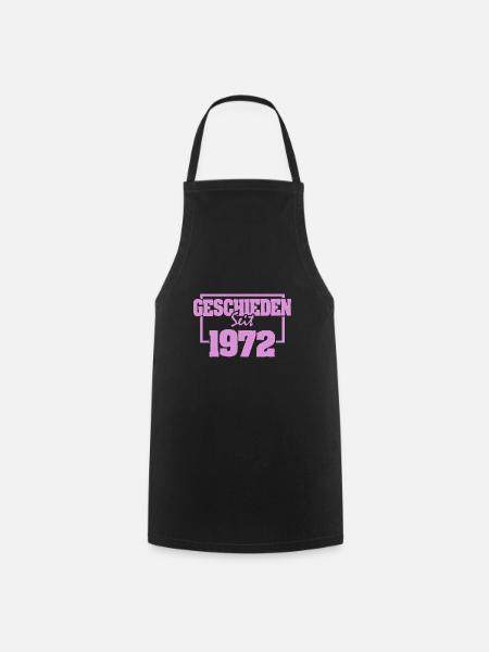 Ehe 1972 - Kochschürze - Schwarz
