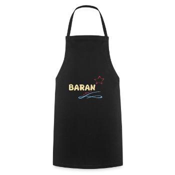 Gift Baran - Cooking Apron - black - Front - AI Model Male 185 dark (185cm)