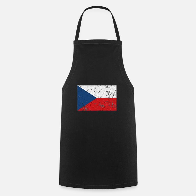 Tchéquie - Tablier de cuisine - noir