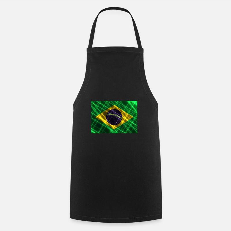 Brésil - Tablier de cuisine - noir