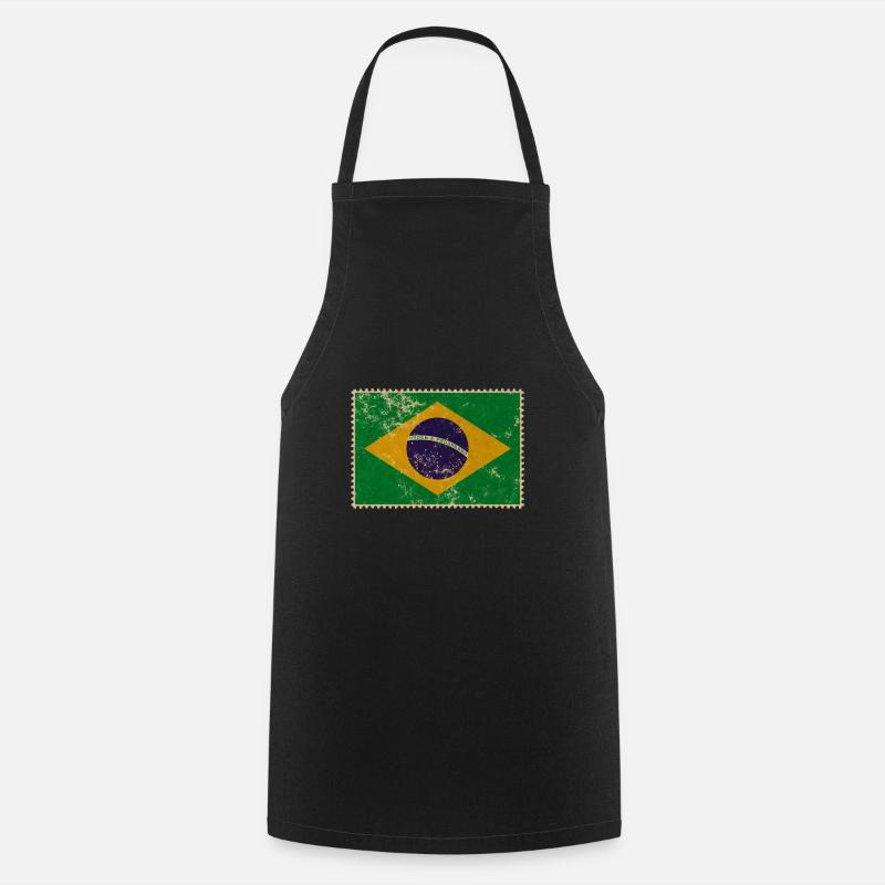 Brazil - Cooking Apron - black