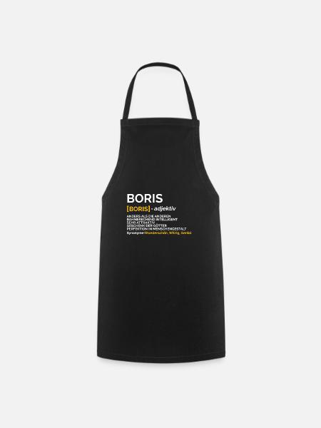 Boris - Kochschürze - Schwarz