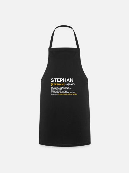 Stephan - Kochschürze - Schwarz