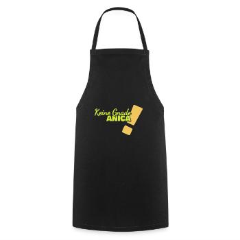 Anica comme drôle - Tablier de cuisine - noir - Devant - AI Model Male 185 dark (185cm)