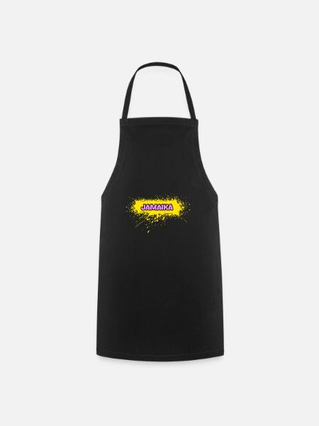 Jamaïque - Tablier de cuisine - noir