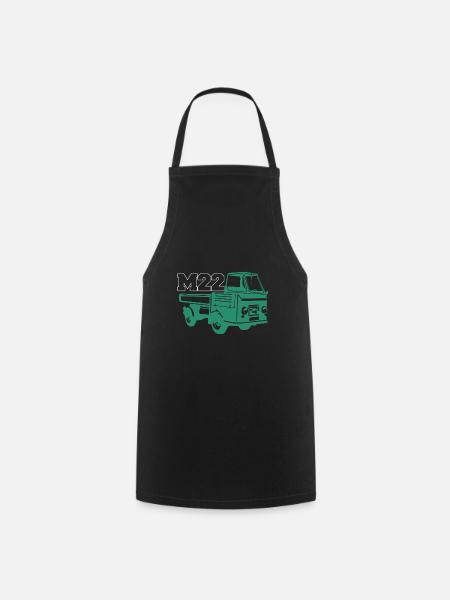 Multicar M22 T-Shirt - Kochschürze - Schwarz