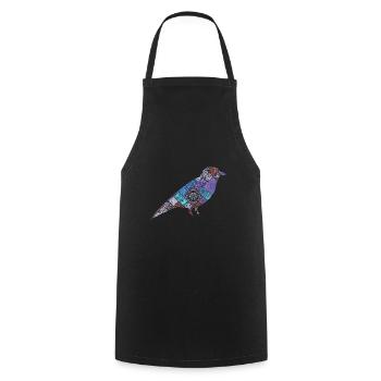 Bird Bird - Kochschürze - Schwarz - Vorne - AI Model Male 185 dark (185cm)