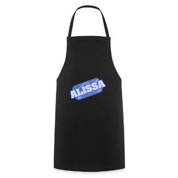 Alissa - Cooking Apron - black - Front - AI Model Male 185 dark (185cm)