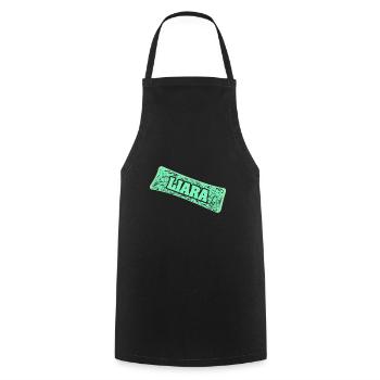 Name for Liara Birth name First name - Cooking Apron - black - Front - AI Model Male 185 dark (185cm)