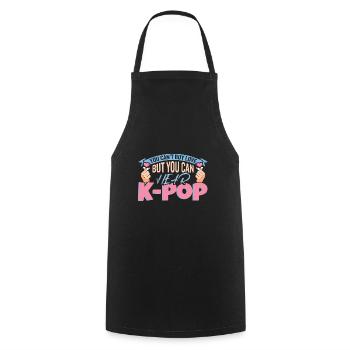 Kpop | Fingerherz | Anime-| Südkorea - Kochschürze - Schwarz - Vorne - AI Model Male 185 dark (185cm)