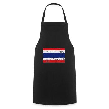 Thailand - Kochschürze - Schwarz - Vorne - AI Model Male 185 dark (185cm)