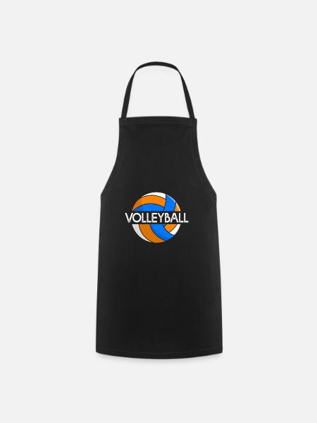 volleyball volleyball gift team volleyball - Cooking Apron - black