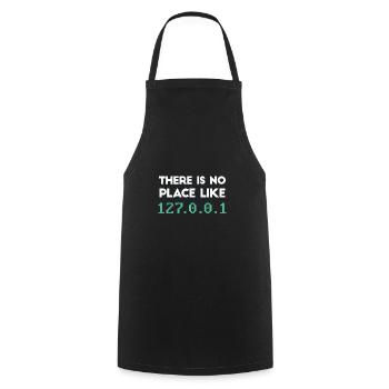 Computer Scientist Computer Science Programmer Nerd Geek - Cooking Apron - black - Front - AI Model Male 185 dark (185cm)