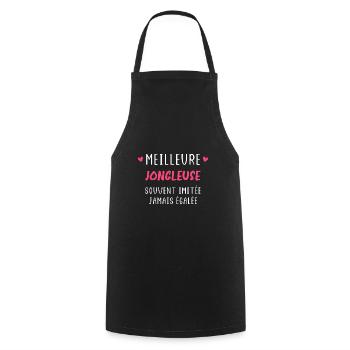 Souvent imitée Meilleure assistante Jongleuse - Tablier de cuisine - noir - Devant - AI Model Male 185 dark (185cm)