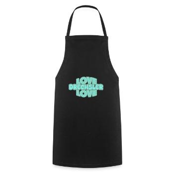 Woodturner as a saying - Cooking Apron - black - Front - AI Model Male 185 dark (185cm)
